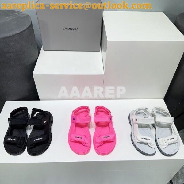 Replica Balenciaga Tourist Sandal in technical material 706277 3