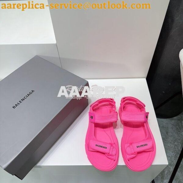 Replica Balenciaga Tourist Sandal in technical material 706277 5