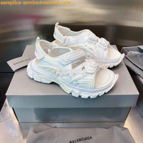 Replica Balenciaga Track Sandals 617542 White 6