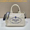 Replica Prada Canapa 2way Hand tote bag 1BG439 Blue