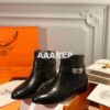 Replica Hermes Mocassins Colette in Calfskin H211041Z Black