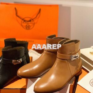 Replica Hermes Neo Ankle Boot in Heritage Calfskin H202255Z Brown