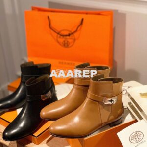 Replica Hermes Neo Ankle Boot in Heritage Calfskin H202255Z Brown 2