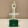 Replica Prada Cardholder with shoulder strap and crystals 1MR024 PineA 2