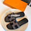 Replica Hermes Oran Sandals in Woolskin H212178Z Teddy Slides