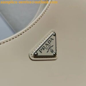 Replica Prada Cleo Large Bag In Beige Brushed Leather 2