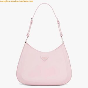 Replica Prada Cleo Large Bag In Pink Brushed Leather