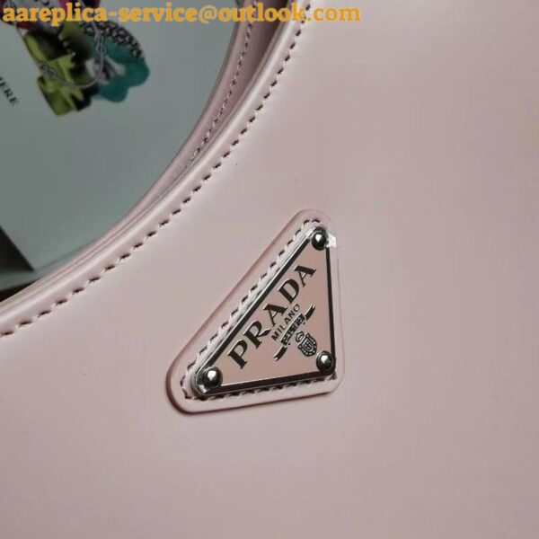 Replica Prada Cleo Large Bag In Pink Brushed Leather 4