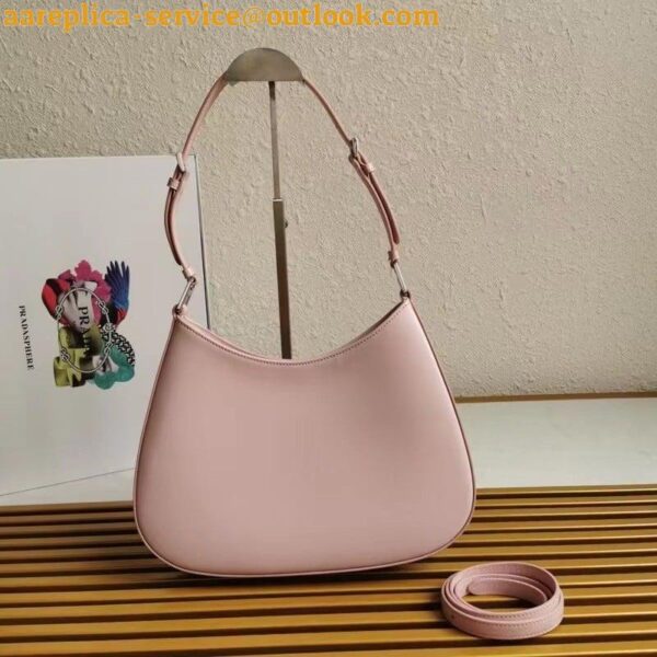 Replica Prada Cleo Large Bag In Pink Brushed Leather 8