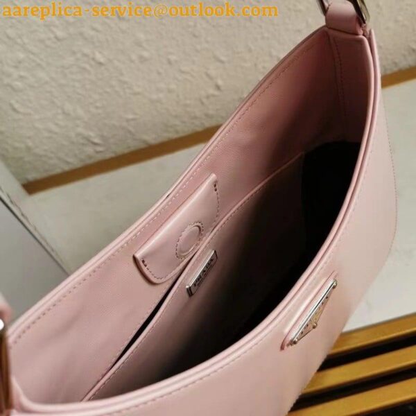 Replica Prada Cleo Large Bag In Pink Brushed Leather 9