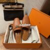 Replica Hermes OZ Mule calfskin and shearling H232124Z