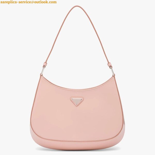 Replica Prada Cleo Small Bag In Pink Brushed Leather 4