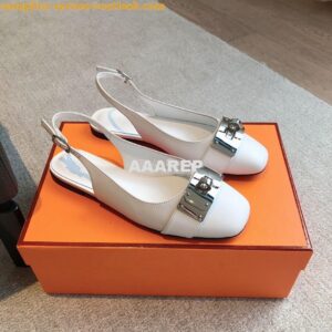 Replica Hermes Innocente Slingback in goatskin H241157Z 2