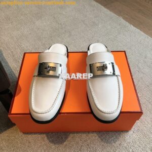 Replica Hermes Iota Mule in calfskin H241159Z 2