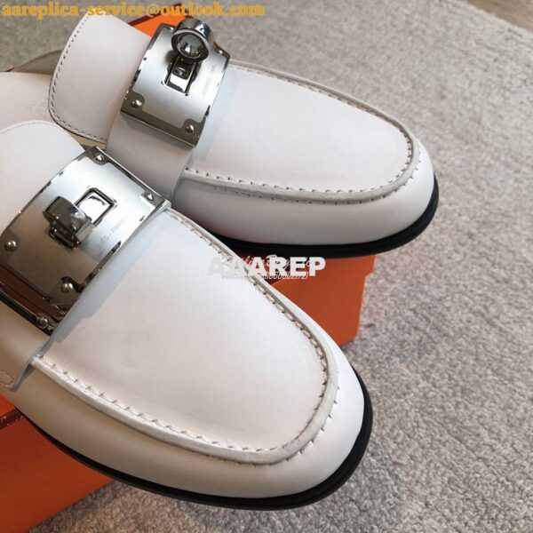 Replica Hermes Iota Mule in calfskin H241159Z 7