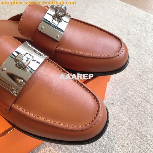 Replica Hermes Iota Mule in calfskin H241159Z 22