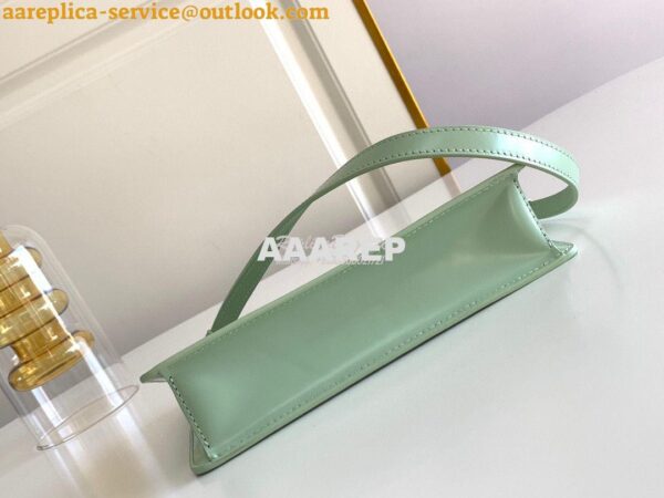 Replica Prada Brushed Leather Mini-bag 1BC155 Aqua 11
