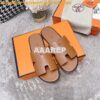 Replica Hermes Izmir Sandals in Smooth Calfskin H181403 Blanc