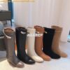 Replica Hermes Jumping Boot in Box calfskin H042138Z Brown