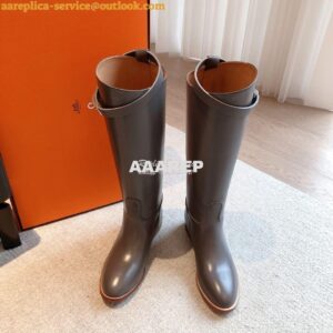 Replica Hermes Jumping Boot in Box calfskin H042138Z Etude 2