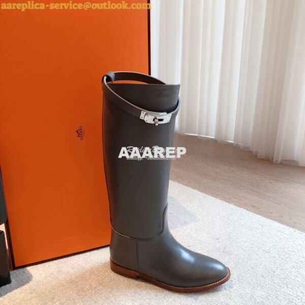 Replica Hermes Jumping Boot in Box calfskin H042138Z Etude 5