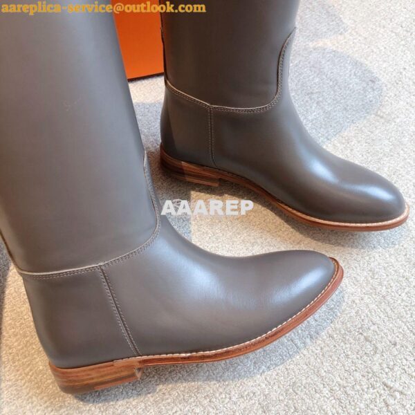 Replica Hermes Jumping Boot in Box calfskin H042138Z Etude 12