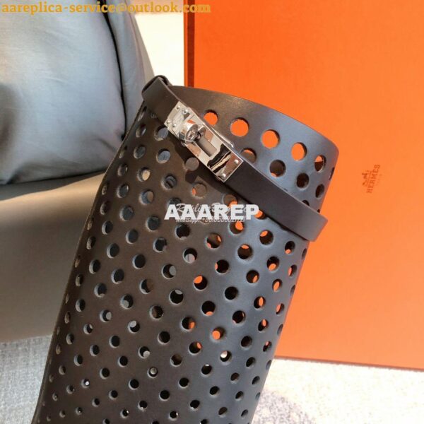 Replica Hermes Jumping Boot in perforated Heritage calfskin H231241Z B 10