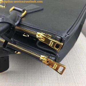 Replica Prada Galleria Large Bag In Black Saffiano Leather 2