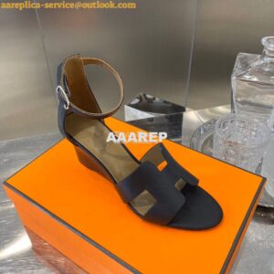 Replica Hermes Legend Sandal H172196 Black