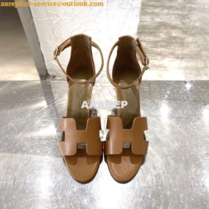 Replica Hermes Legend Sandal H172196 Brown 2