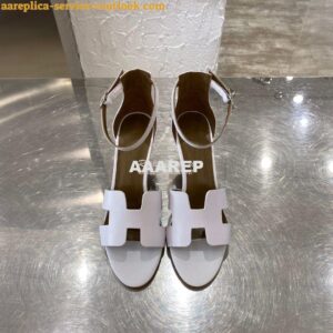 Replica Hermes Legend Sandal H172196 White 2