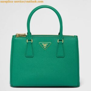 Replica Prada Galleria Medium Bag In Mango Saffiano Leather