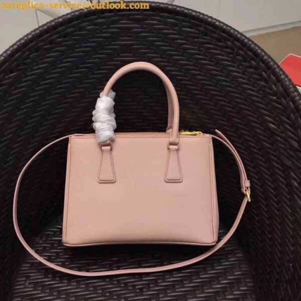 Replica Prada Galleria Medium Bag In Pink Saffiano Leather 7