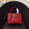 Replica Prada Galleria Medium Bag In Pink Saffiano Leather