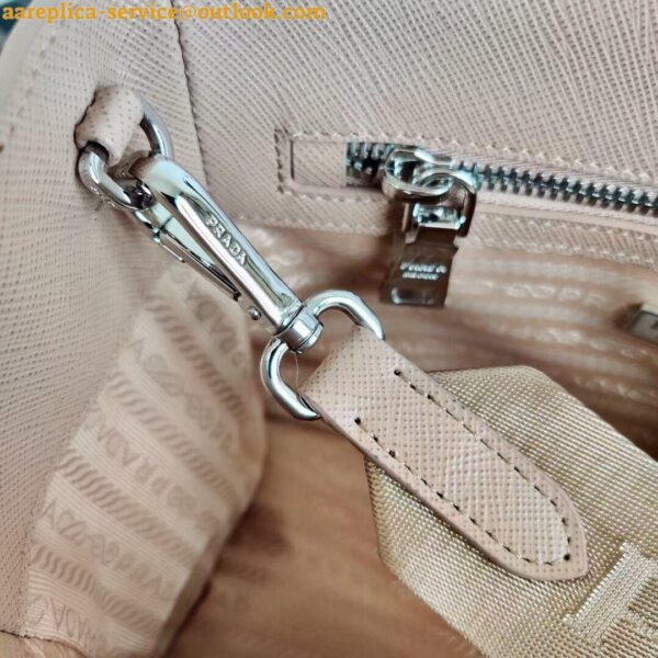 Replica Prada Galleria Mini Bag In Beige Saffiano Leather 21