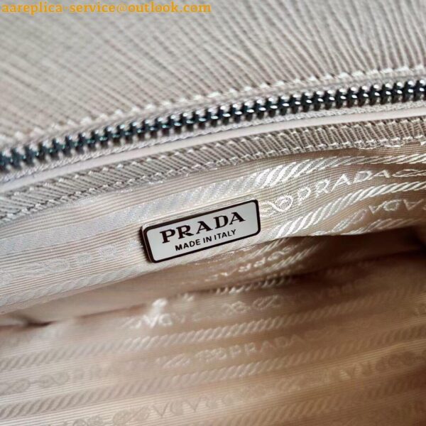 Replica Prada Galleria Mini Bag In Beige Saffiano Leather 21