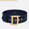 Replica Dior Diorquake 55MM Belt In Blue Oblique Canvas