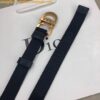 Replica Dior Saddle 20MM Belt In Black Matte Calfskin 2