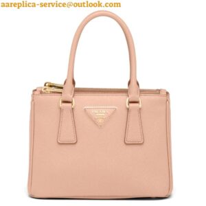 Replica Prada Mini Galleria Bag In Powder Pink Saffiano Leather