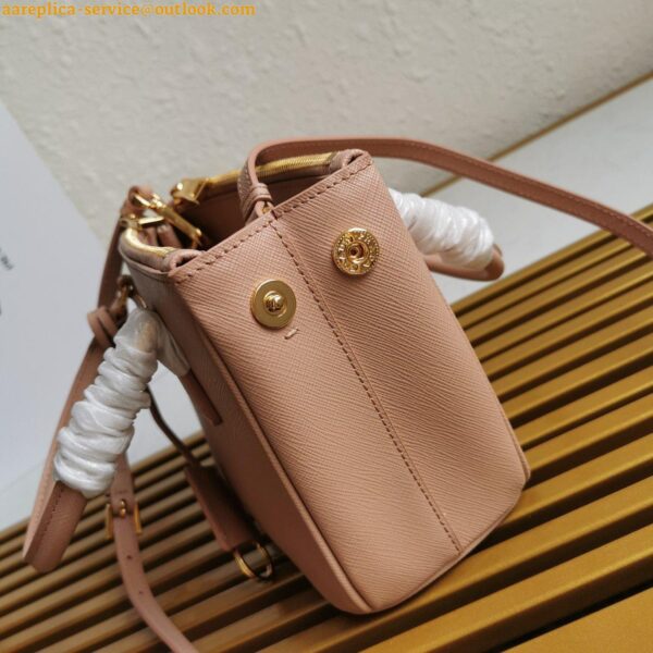 Replica Prada Mini Galleria Bag In Powder Pink Saffiano Leather 8