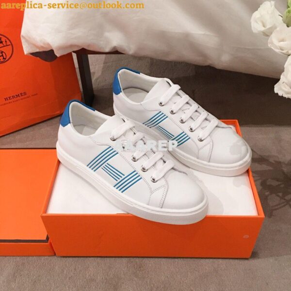 Replica Hermes Avantage Sneaker Male/ Female H201114 Blue 3