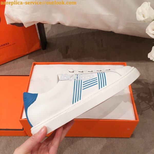 Replica Hermes Avantage Sneaker Male/ Female H201114 Blue 6