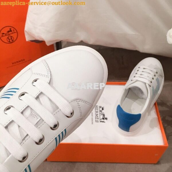 Replica Hermes Avantage Sneaker Male/ Female H201114 Blue 9