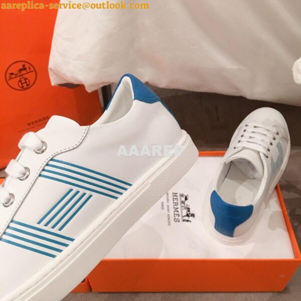 Replica Hermes Avantage Sneaker Male/ Female H201114 Blue 10