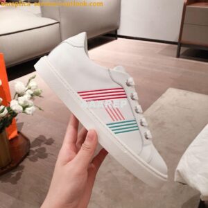 Replica Hermes Avantage Sneaker Male/ Female H201114 Multicolore Blanc