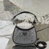 Replica Prada Cleo Satin Bag With Appliqués 1BC169 Aqua
