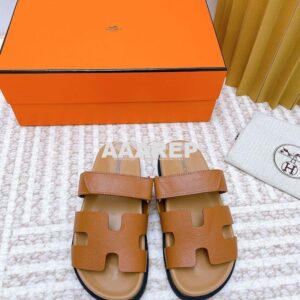 Replica Hermes Chypre Sandal in Epsom Leather H222297Z 2