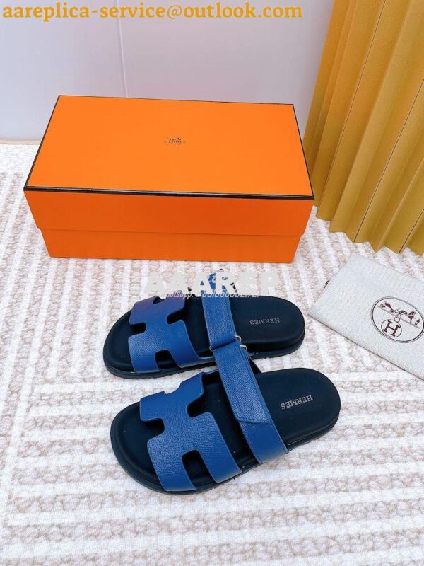 Replica Hermes Chypre Sandal in Epsom Leather H222297Z ii 19