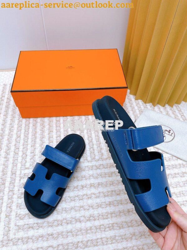 Replica Hermes Chypre Sandal in Epsom Leather H222297Z ii 22