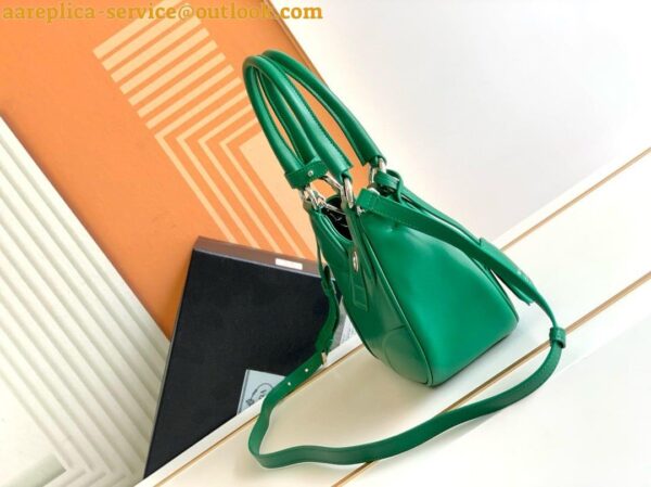 Replica Prada Moon Bag in Green Padded Nappa Leather 6